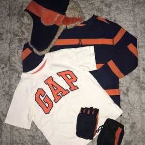 Gap T-Shirts & Hats & Glove Set